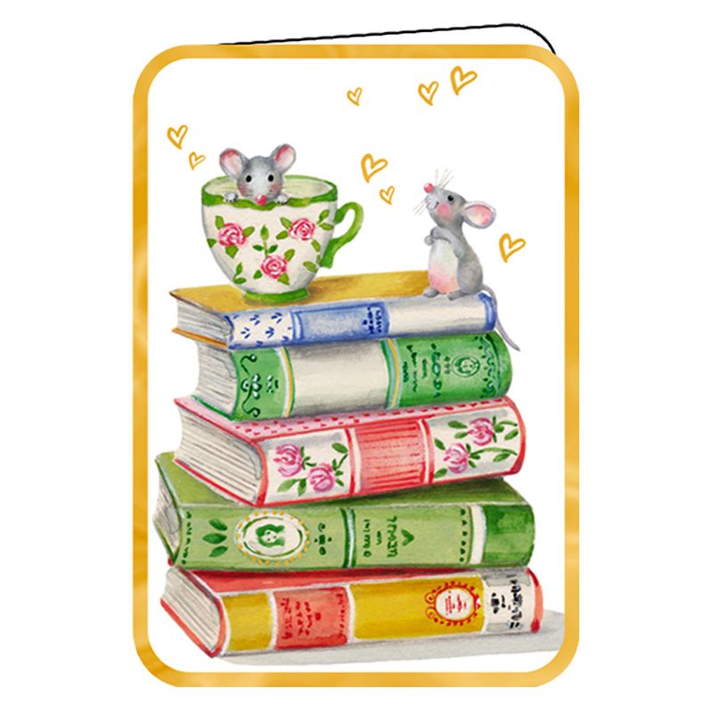 Ευχετήρια κάρτα με φάκελο και γκλίτερ Gollong - Βιβλία