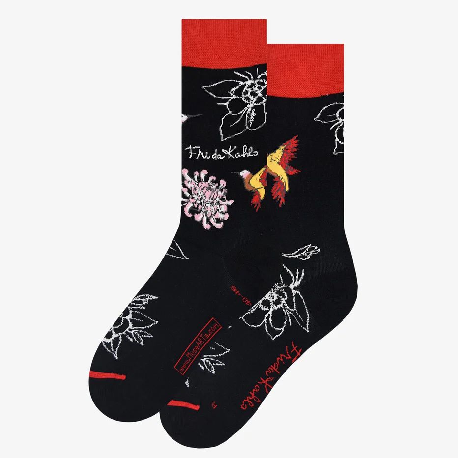 Κάλτσες Art Sox MuseARTa: Frida Kahlo - Hummingbirds (Unisex μέγεθος 40-46)