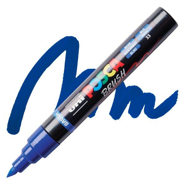 Μαρκαδόρος Uniball Posca PC-5BR (1-4mm) - Blue