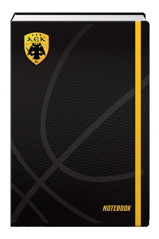 Σημειωματάριο Α5 με γραμμές Χάρτινη Πόλη - ΑΕΚ Μπάσκετ