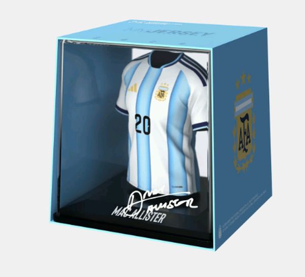 Συλλεκτική φιγούρα Fancollex MyJersey: Argentina Mac Allister (Home 2026)