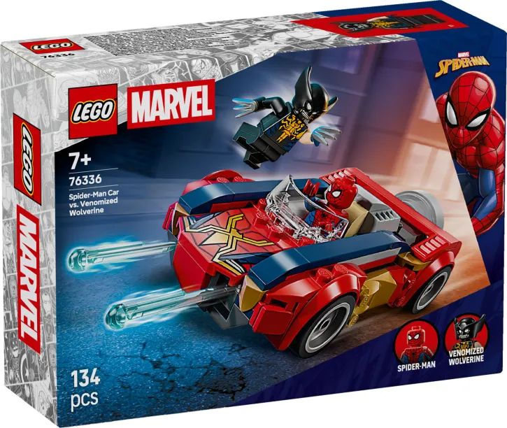 LEGO Super Heroes Spider-Man Car vs. Venomized Wolverine (76336)