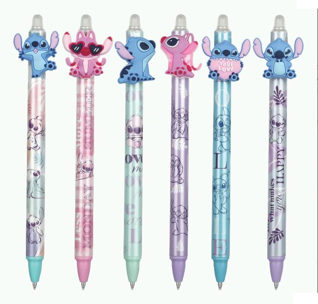 Στιλό που σβήνει 0,5mm Coolpack - Stich Pastel (6 σχέδια)