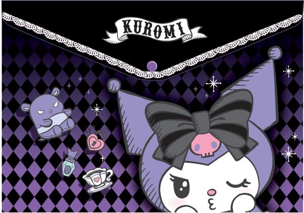 Πλαστικός φάκελος Α4 με κουμπί Coolpack - Kuromi 2