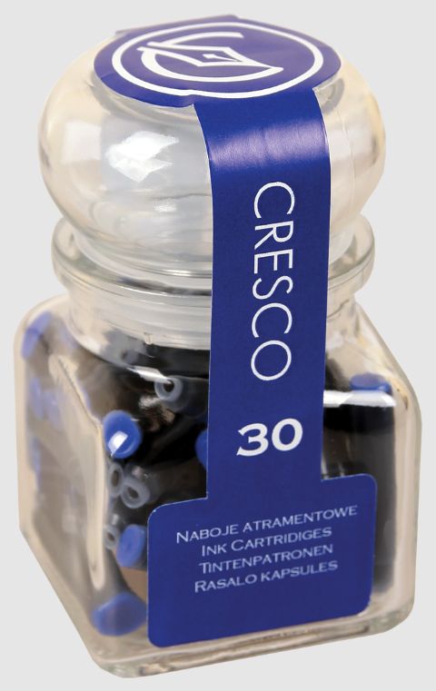 Ανταλλακτικά μελάνια για πένες Cresco - Μπλε