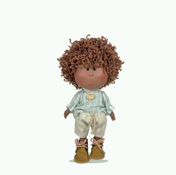 Κούκλα Nines d'Onil - Little Mio Brown Wool (23 cm)