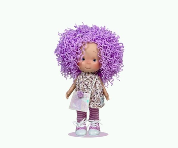 Κούκλα Nines d'Onil - Little Pippa Purple Wool (23 cm)
