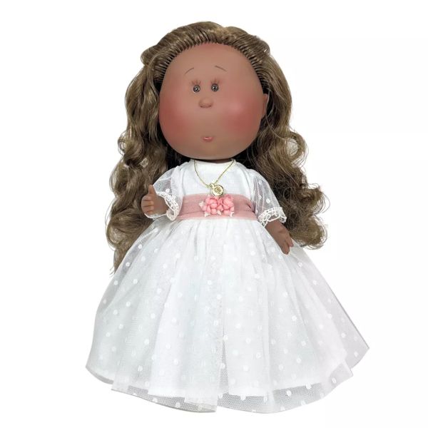 Κούκλα Nines d'Onil - Mia Communion Brunette Mulata (30 cm)