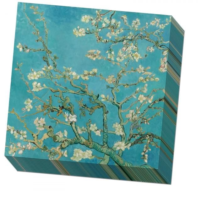 Σετ χαρτοπετσέτες Bekking & Blitz Vincent van Gogh, Van Gogh Museum - Almond Blossom (20 τμχ.)