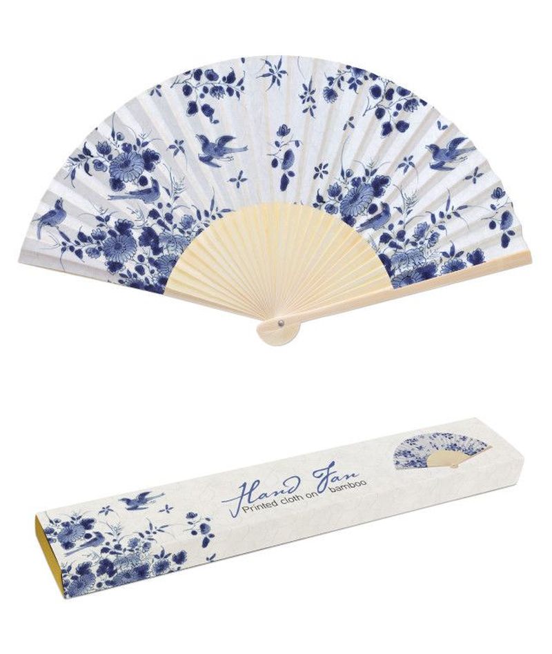Βεντάλια μπαμπού Bekking & Blitz Rijksmuseum Amsterdam - Delft Blue