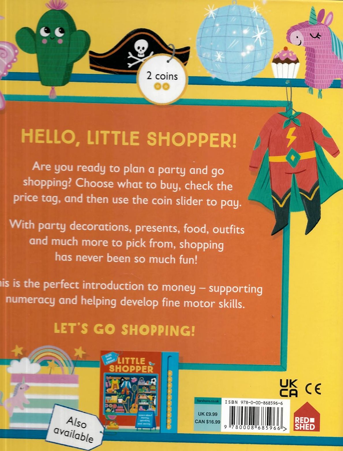 Little Shopper Party: Learn About Money Spending And Saving Βιβλία Παιδικά - Εφηβικά Γνώσεων & Δραστηριοτήτων