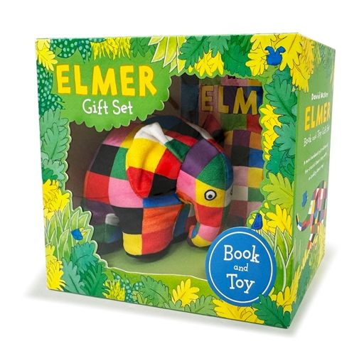 Elmer Gift Set (Book and Toy)