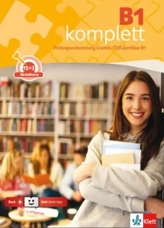 B1 komplett, Ubungs und testbuch mit audios und videos online (+ Klett Book App)